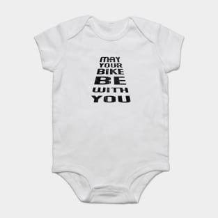 funny cycling bike mountain bike race bike gift Baby Bodysuit